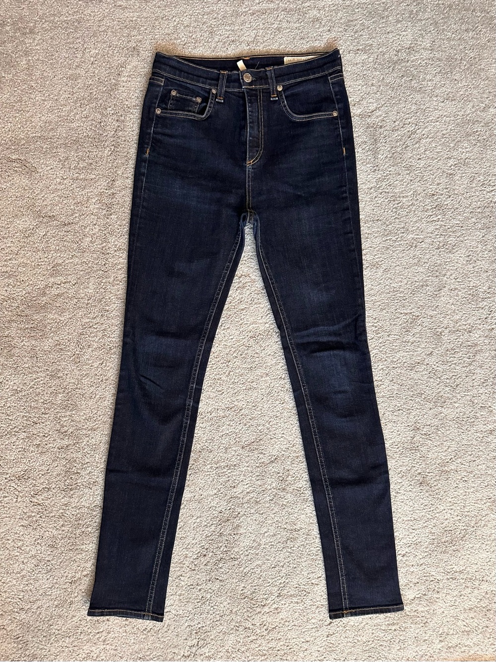 rag & bone Dark Indigo Women's Justine Skinny Jeans
